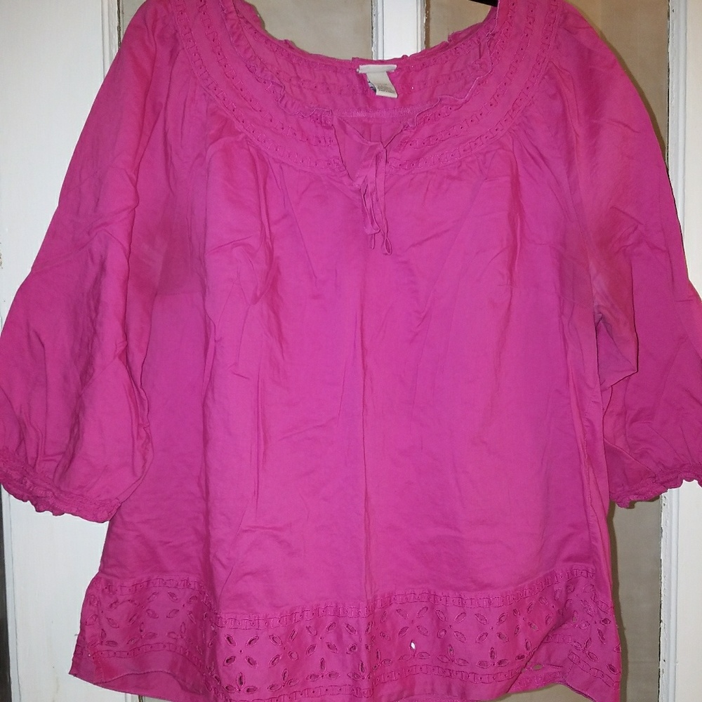 Women's pink blouse