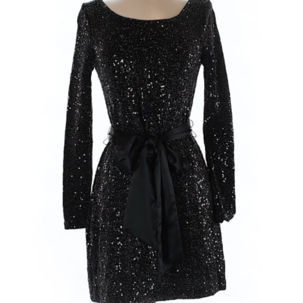 ❌sold❌ Black sequin dress