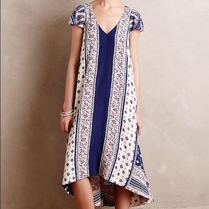 Anthropologie Maeve Hi-Lo Handkerchief Dress