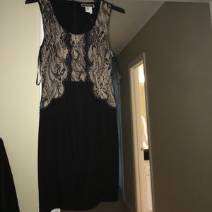 Black laced formal dress