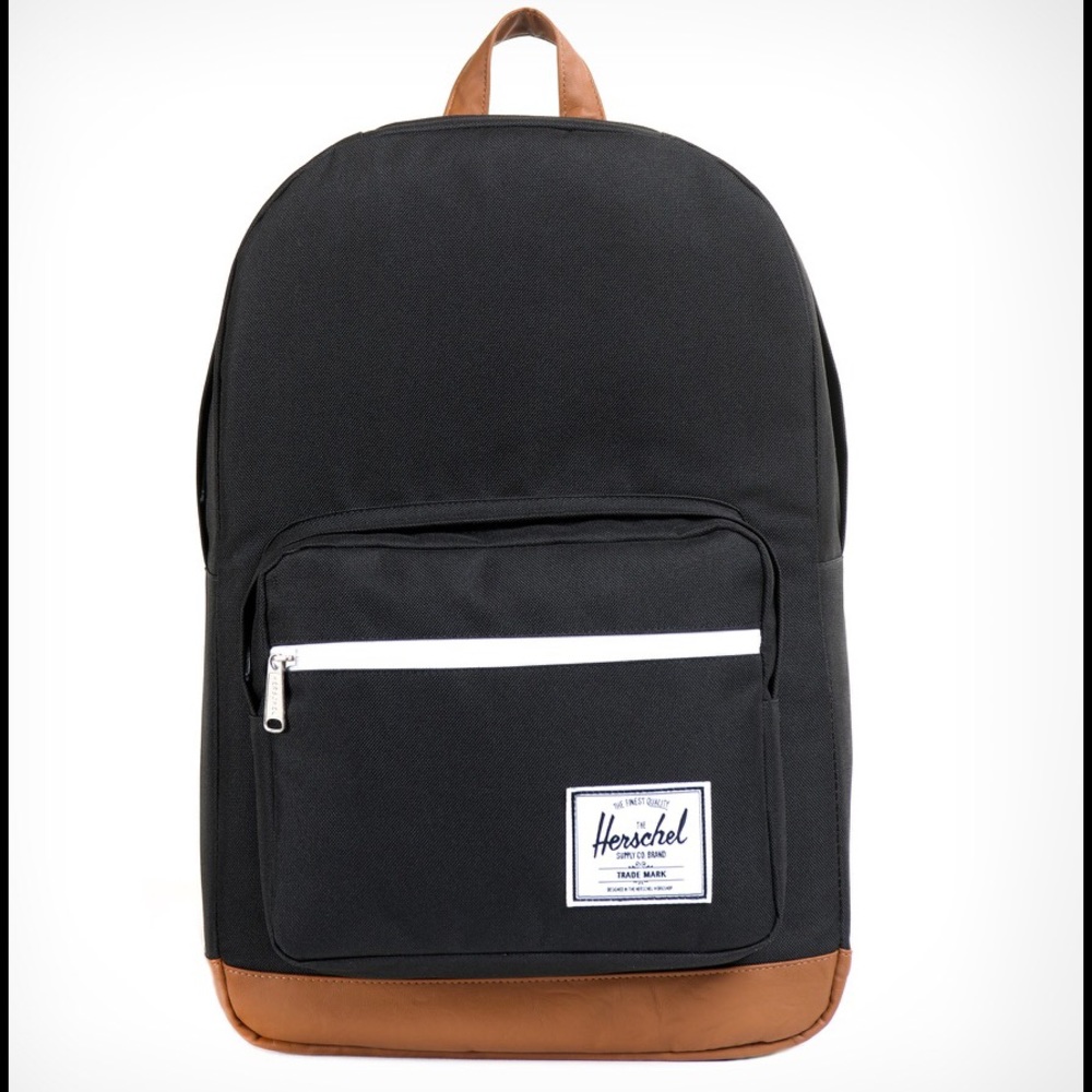 NWT HERSCHEL POP QUIZ BACKPACK BLACK TAN