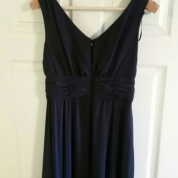 Navy Blue Bridesmaid Coctail Dress - Picture 4 of 4