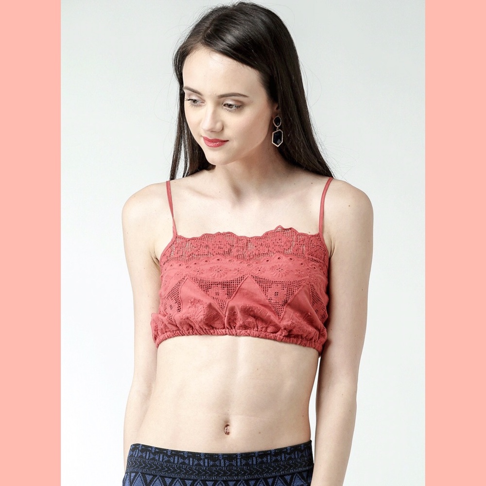 Forever 21 Lace Crop Top