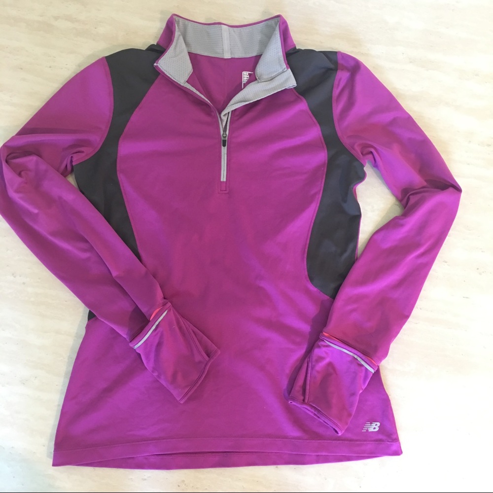 New balance half-zip w thumb holes and mittens!