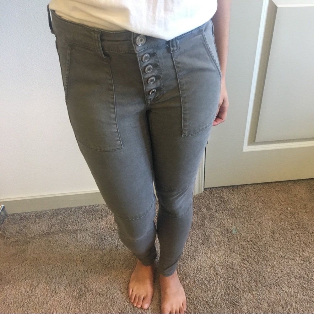 High rise jeggings
