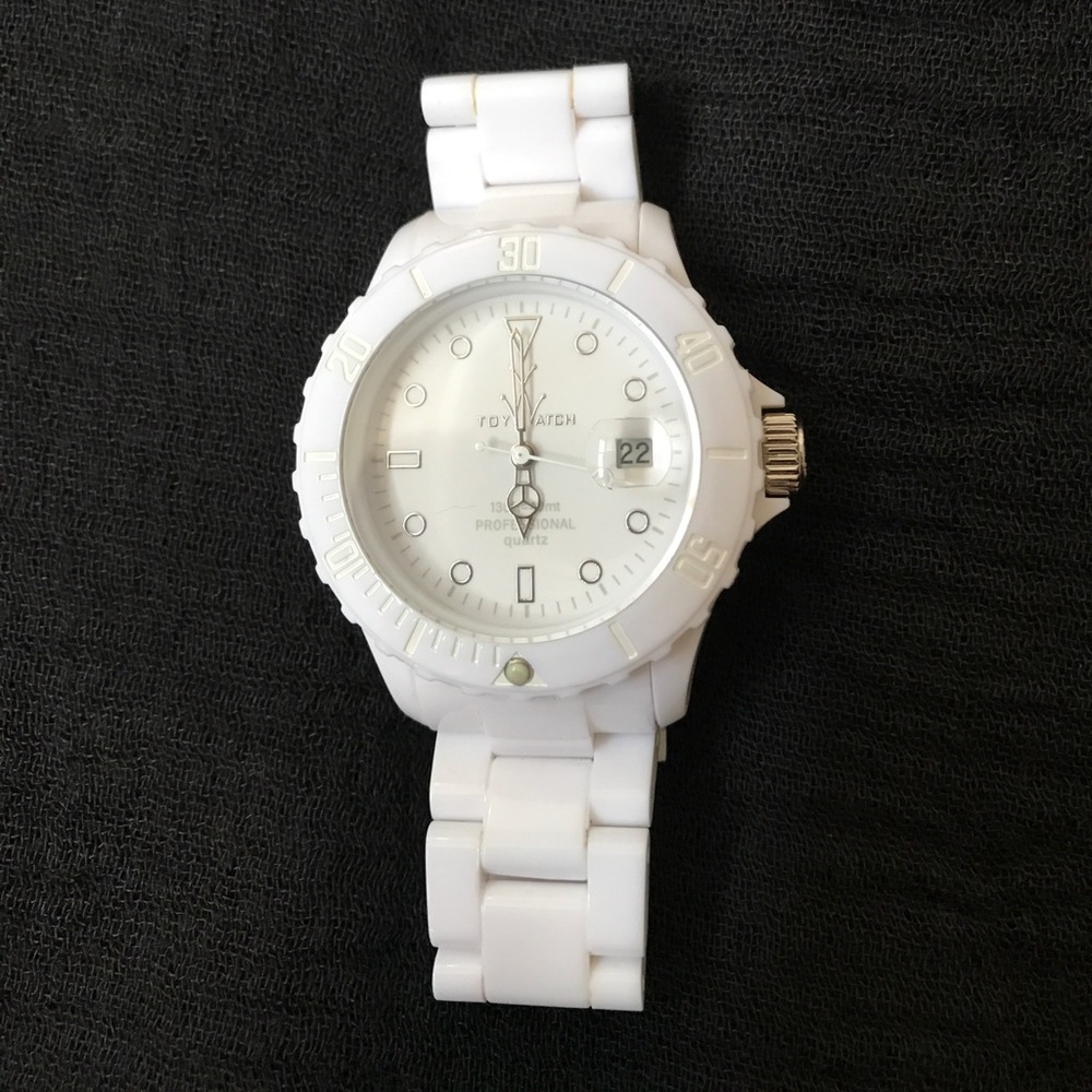 TOY WATCH white plastic
