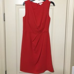 Shoshanna red dress--perfect for the office!