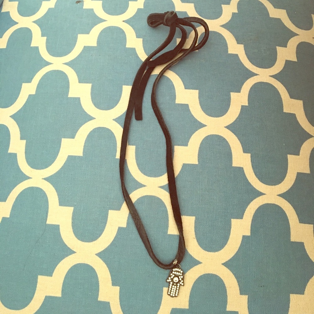 Leather Hamsa