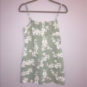 Vintage ESPRIT flower and gingham mini dress