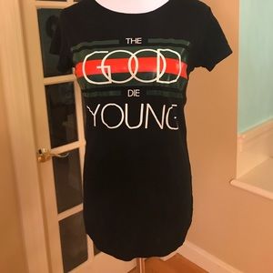 Gucci the good die young fitted T shirt