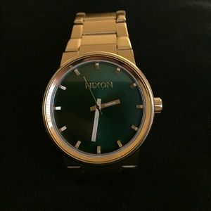 Nixon gold watch