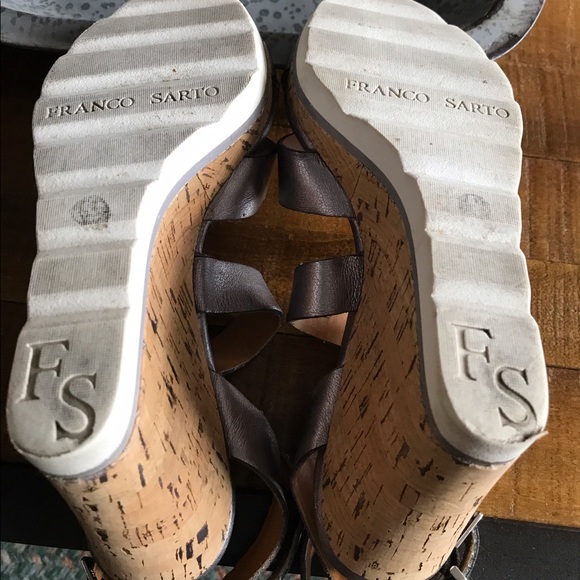 Franco Sarto silver sandals - Picture 4 of 6