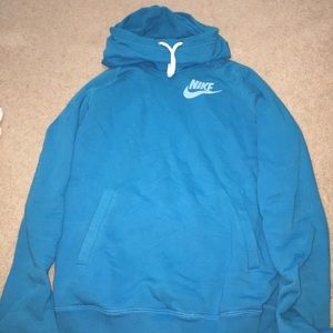 Blue Nike hoodie