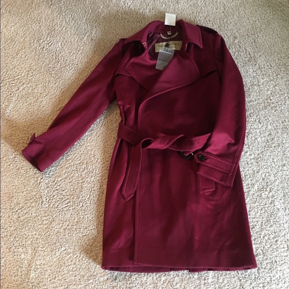 ❌SOLD❌Burberry cashmere trench coat us size 8
