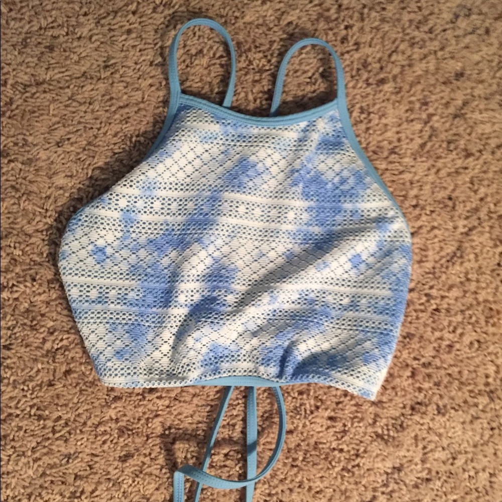 high neck bathing suit top never worn
