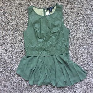 "Four Leaf Clover" Peplum Top