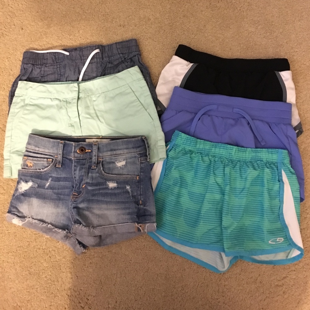 6 pairs of girls shorts!