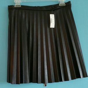 J Crew Faux Leather Skirt