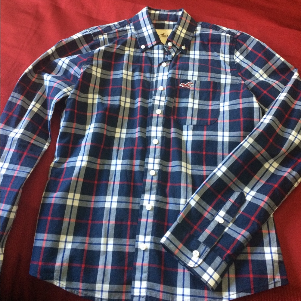 Hollister plaid shirt