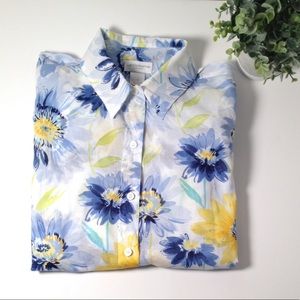 Liz Claiborne Floral Print Blouse