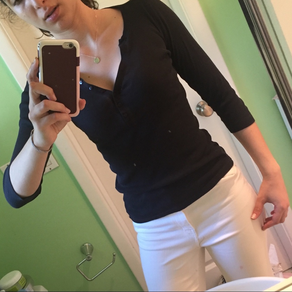 Ann Taylor loft 3/4 sleeve shirt