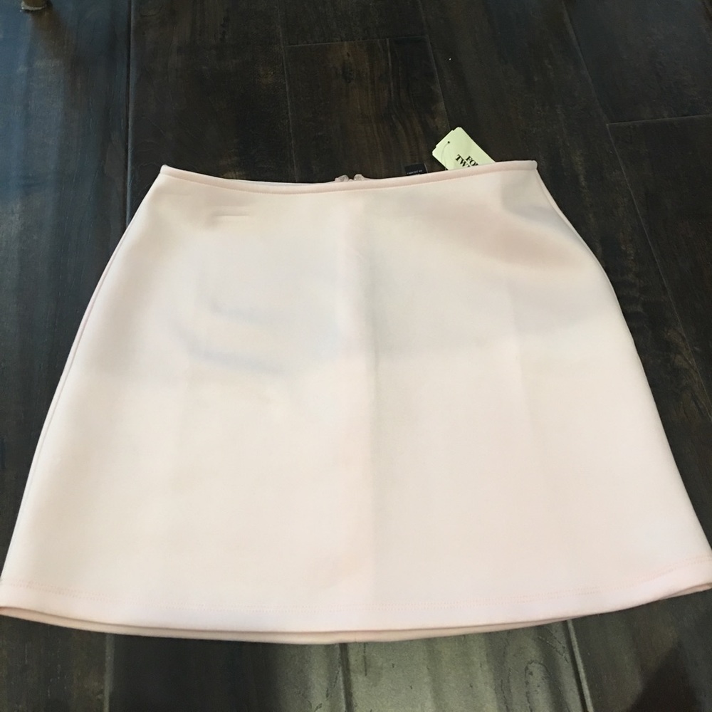Thick Soft Pink Mini Skirt
