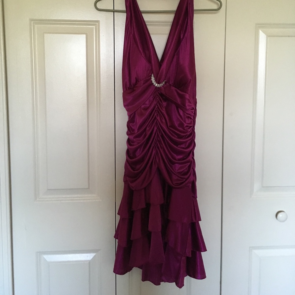 Purple Halter Dress
