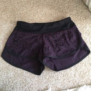 Lululemon speed shorts