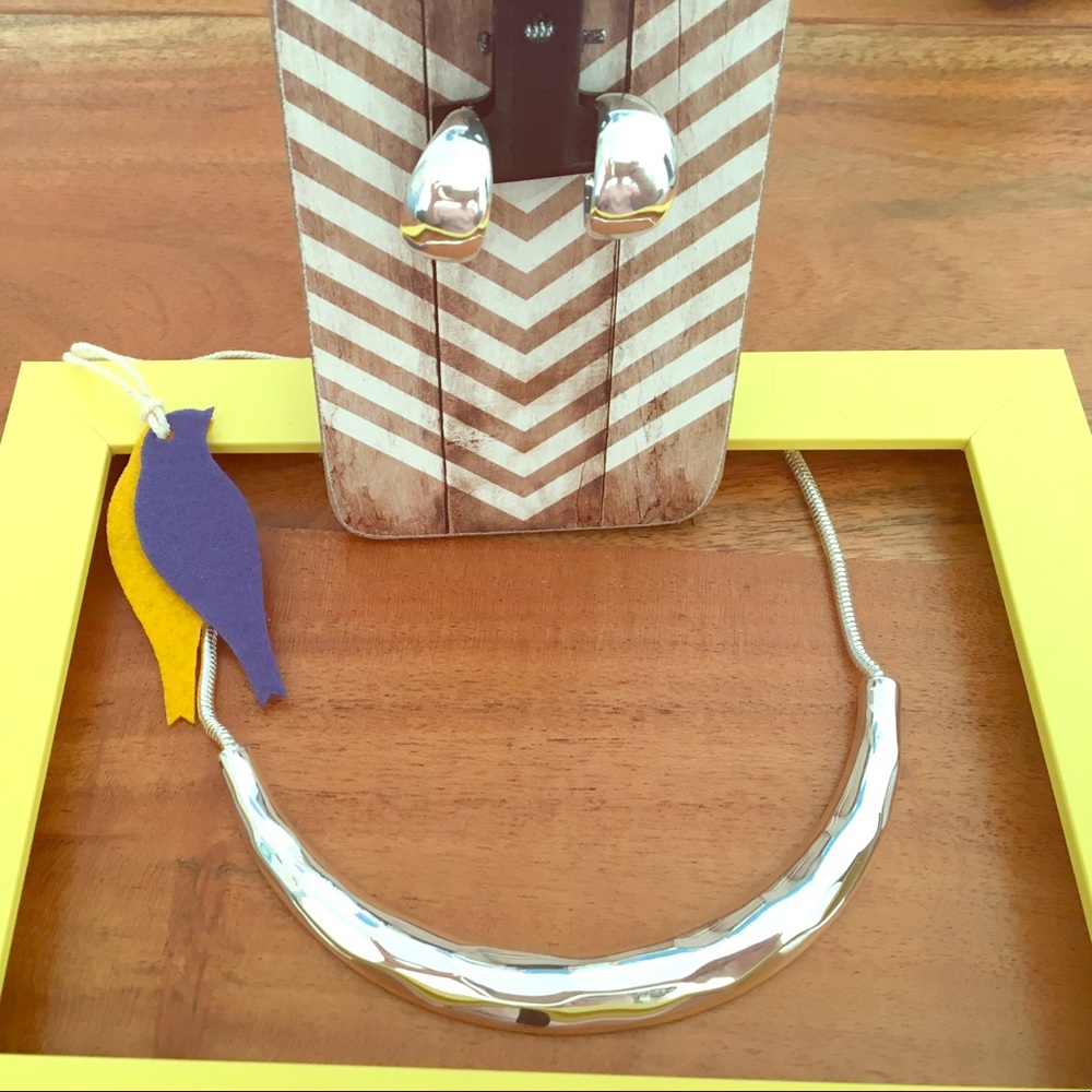 Silver Collar Necklace