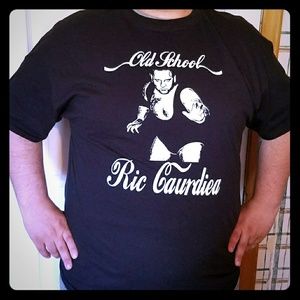 Old School Ric Caurdiea Pro Wrestling Shirt