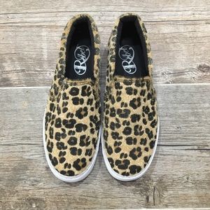 Leopard Slip Ons (W 9)