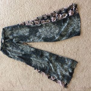 Wide legged boho pants