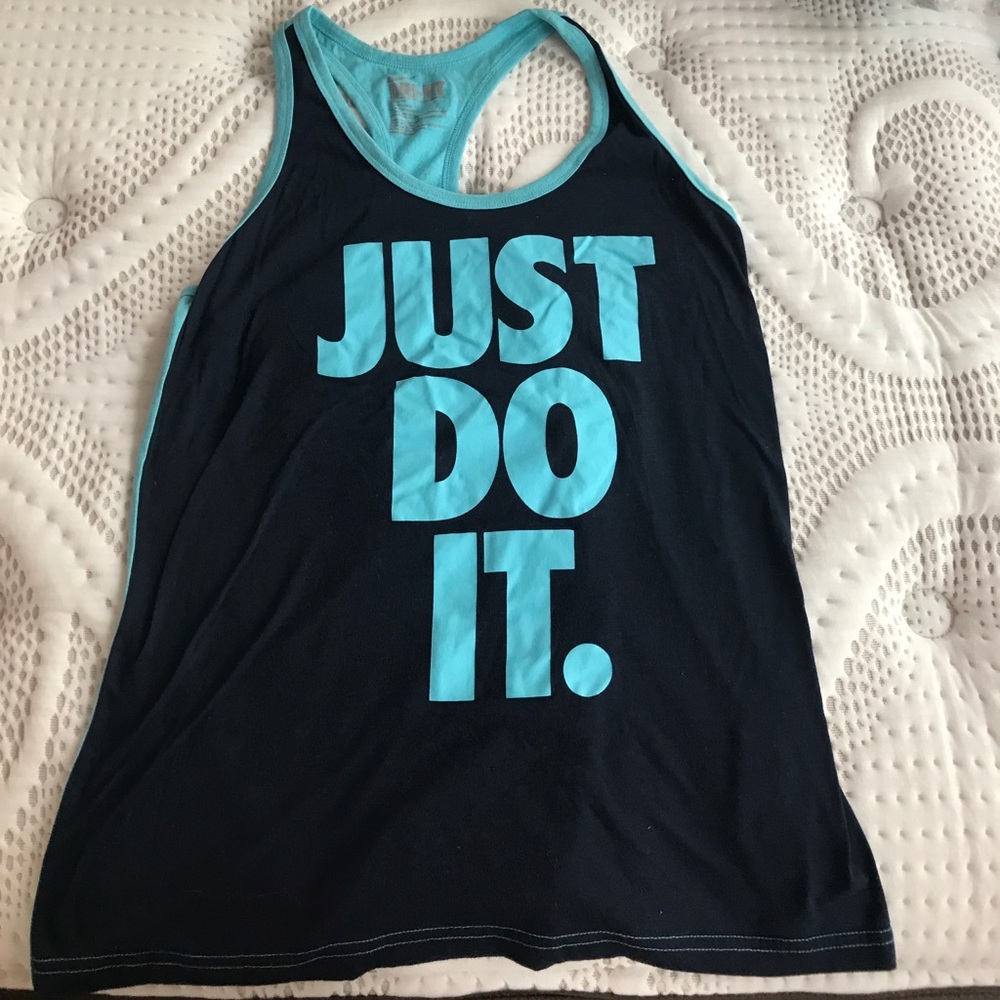 💙blue Nike Just Do It tank