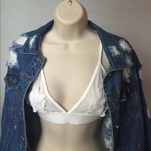 Floral Mesh Bralette