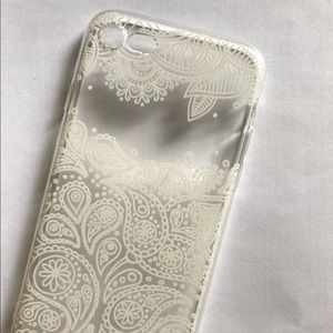 iphone 7 paisley white case