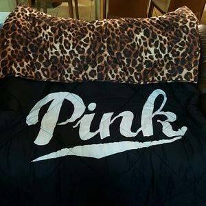 VS PINK Twin Sized Cheetah Comforter