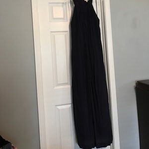 Long navy sun dress