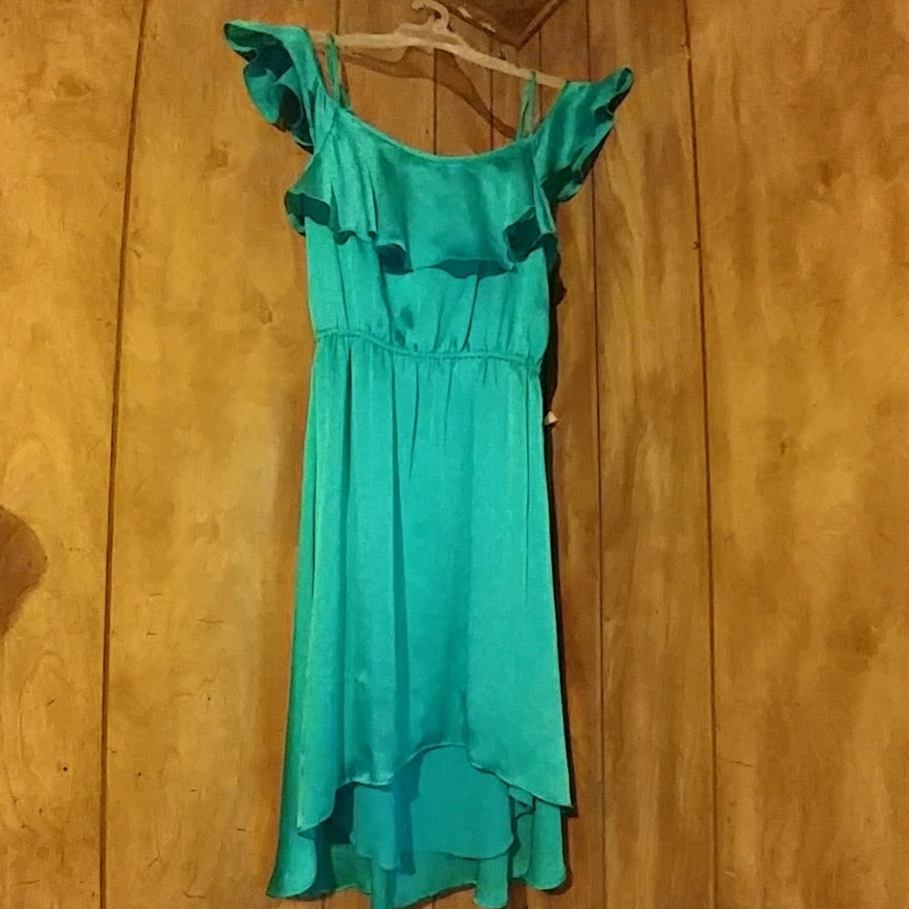 NWOT Silky Soft Teal Dress