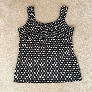 Ann Taylor tank, fun polka-dot pattern!