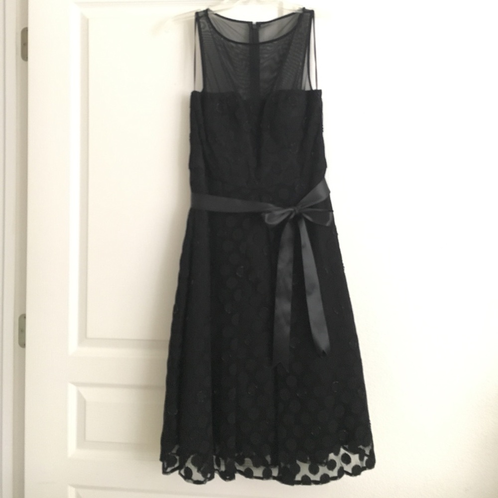 JS Boutique Black Polka dot sparkle dress