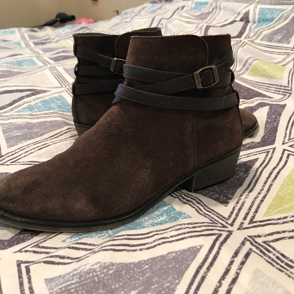 Brown booties