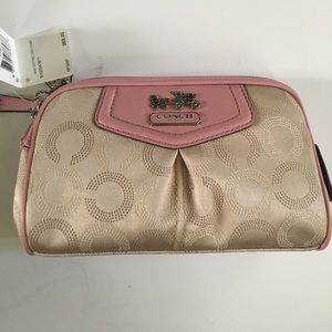 Coach makeup bag