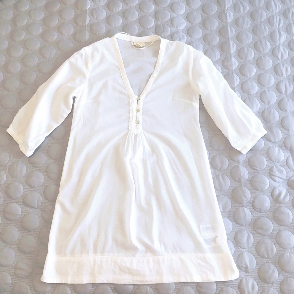 H&M White swimsuit coverup