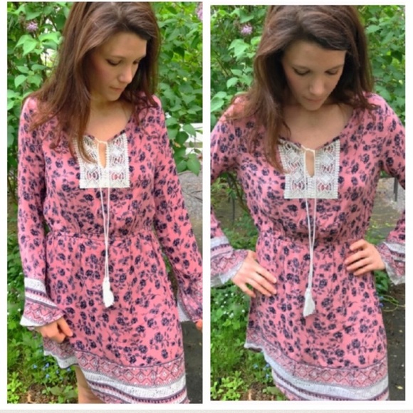 SOLD🚩🚩 crochet Boho Dress - Picture 3 of 8