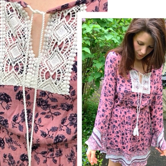 SOLD🚩🚩 crochet Boho Dress - Picture 2 of 8