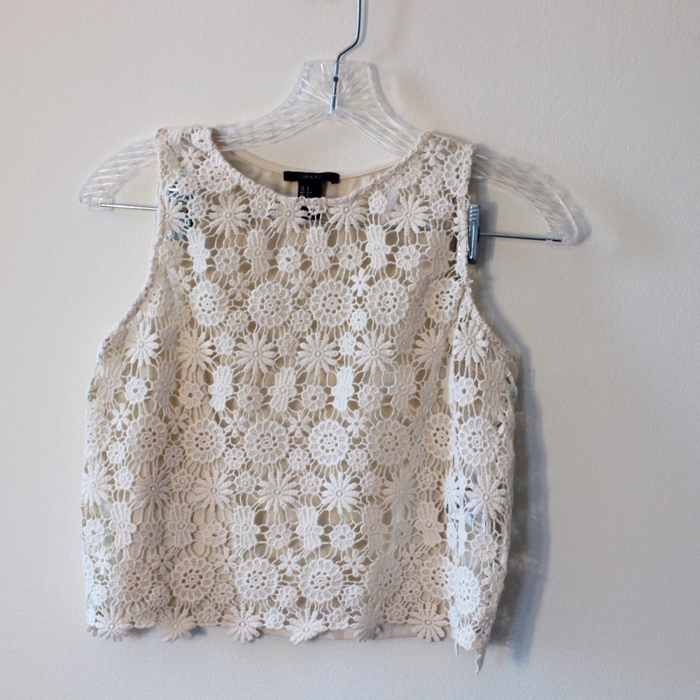 Crochet Forever 21 top. Never worn