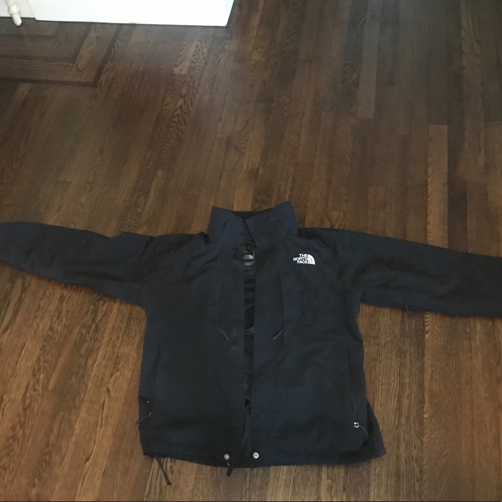 Men's north face black hyvent jacket