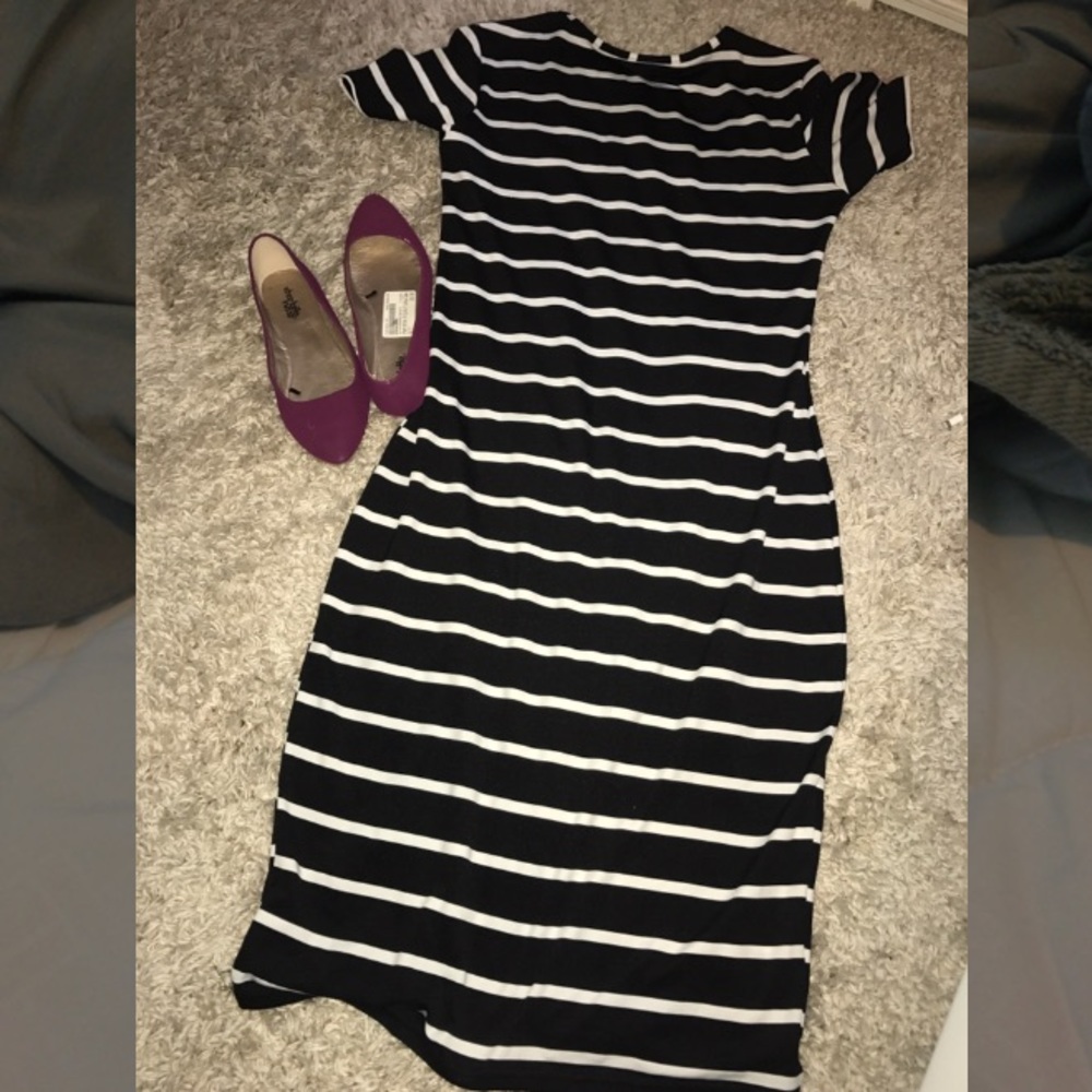 MIDI striped dress