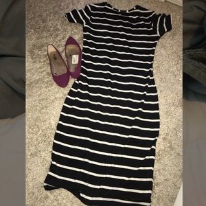 MIDI striped dress