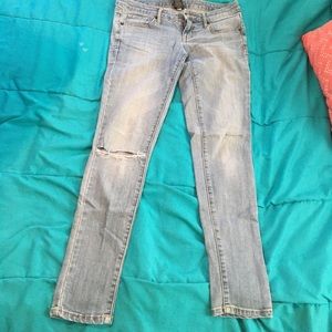 Light ripped jeans